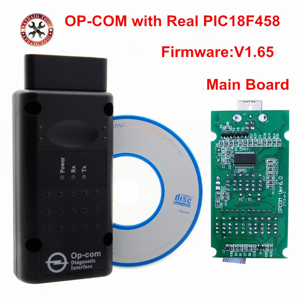 PIC18F458 Ĩ   ֽ  OP COM V1.65 opel OBD2 OBDII ĳ    OpCom Can   